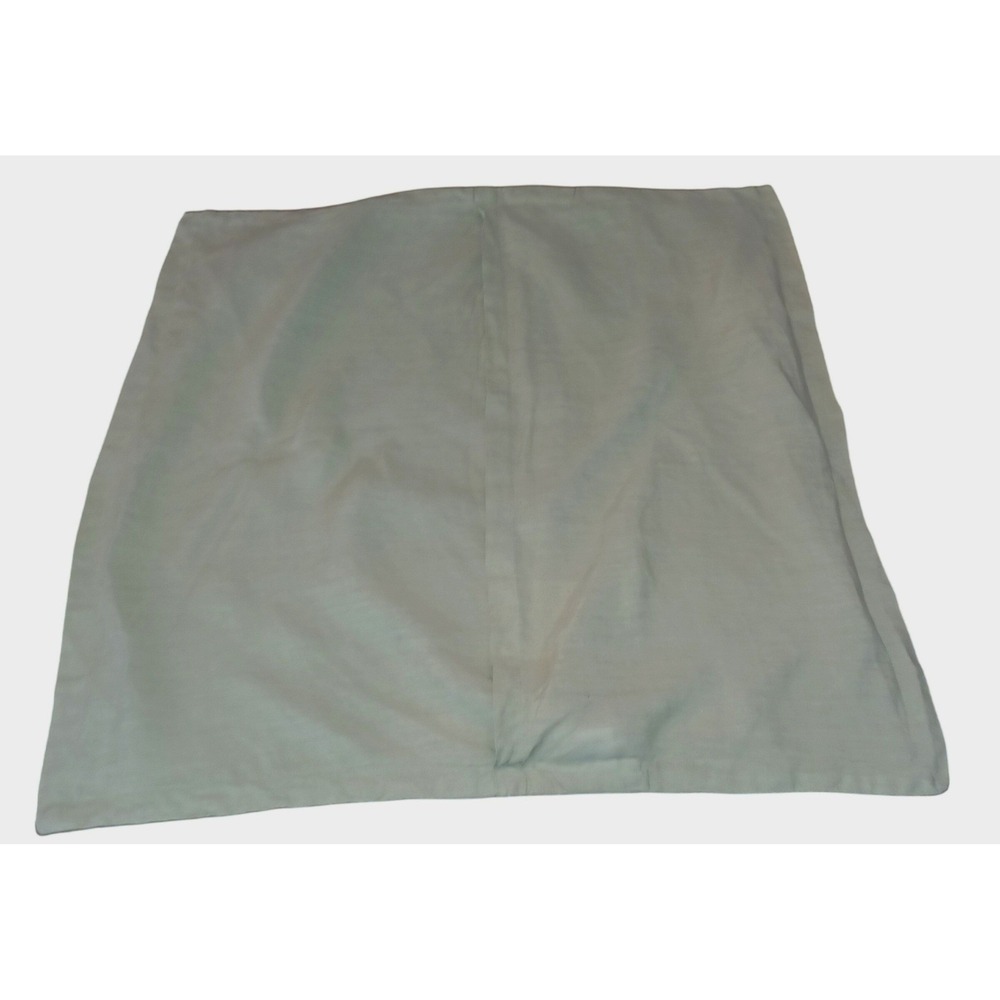 Quince 100% Linen Euro Pillow Shams Set of 2 Willowleaf Green 26x26 Minimalist - Picture 3 of 7